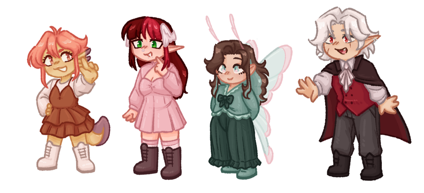 Multi - Chibi - Rendered